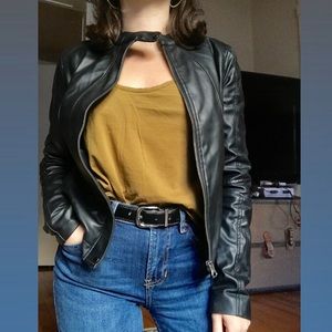 Jack Brand Faux-Leather Jacket